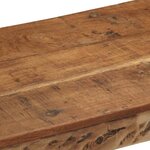 vidaXL Bancs Marron Bois massif