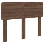 vidaXL Tête de lit Chêne brun 120 cm Bois d'ingénierie