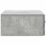 vidaXL Table d'appoint murale 59 x 34 5 x 17 cm Bois d'ingénierie