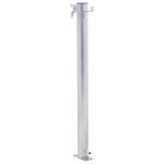 vidaXL Colonne à eau de jardin 80 cm acier inoxydable rond