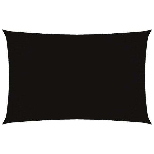 vidaXL Voile de parasol tissu oxford rectangulaire 2x4 5 m noir