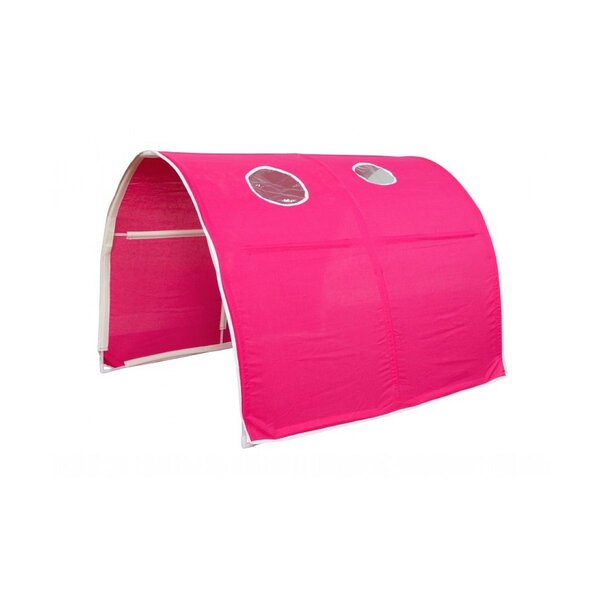 Tunnel de lit enfant coloris Rouge Fuchsia