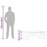 vidaXL Table basse 110x60x40 cm Bois de teck massif