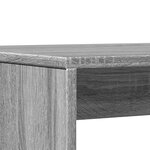 vidaXL Ensemble table à manger et bancs 3 Pièces bois d'ingénierie