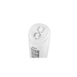 Oceanic Ventilateur Colonne 81 Cm - 45 Watts - 3 Vitesses - Oscillant - Minuterie - Blanc