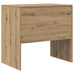 vidaXL Bureau Chêne Artisanal 80x50x76 cm Bois composite