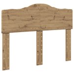 vidaXL Tête de lit Chêne artisanal 120 cm Bois d'ingénierie