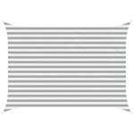 vidaXL Voile d'ombre Gris clair et blanc 2 5 x 3 5 m