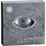 BIG BROTHER IS WATCHING YOU 1984 George Orwell 2 Once Argent Monnaie 2000 Francs Cameroon 2023