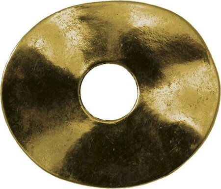 Anneau donut ovale métal 40x35 mm Bronze