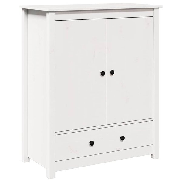 vidaXL Buffet Blanc 83x41 5x100 cm Bois massif de pin