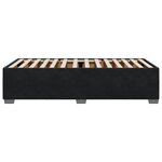 vidaXL Cadre de lit Noir 90x190 cm Velours