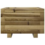 vidaXL Jardinière 40x40x26 5 cm bois de pin imprégné