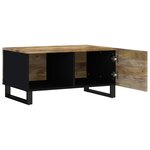 vidaXL Table basse 80x50x40 cm Bois de manguier solide et d'ingénierie
