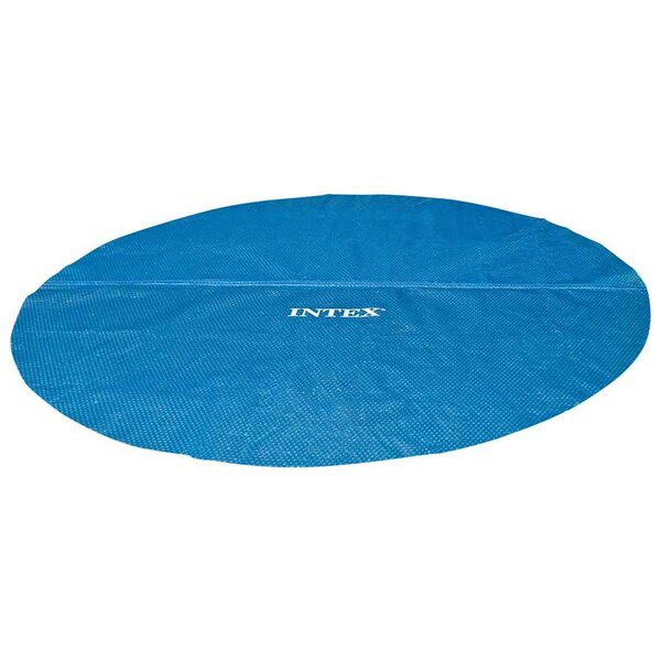 Intex Couverture solaire de piscine Bleu 348 cm Polyéthylène