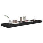 vidaXL Étagère murale flottante noir 90x23 5x3 8 cm MDF