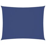 vidaXL Voile de parasol tissu oxford rectangulaire 5x6 m bleu