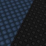 vidaXL Film solaire de piscine flottant PE 1200x600 cm Noir et bleu