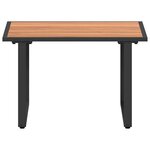vidaXL Table basse Marron Acier