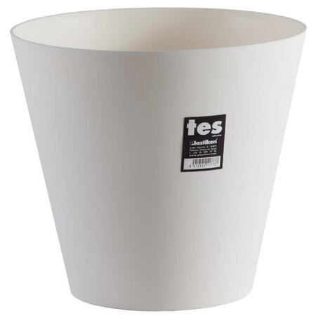 Pot rond conique Ø 26cm - Blanc