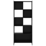 vidaXL Bibliothèque noir 72x28x172 cm bois d'ingénierie