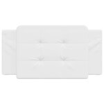 vidaXL Coussin de tête de lit Zadar blanc 100 cm similicuir