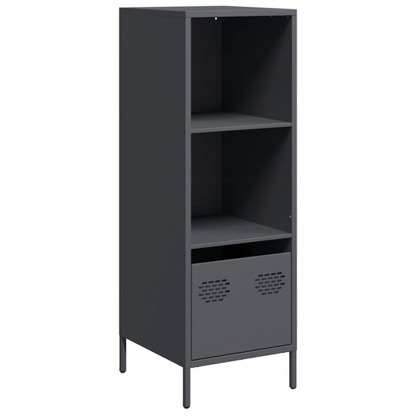 vidaXL Buffet haut anthracite 35x39x103 5 cm acier