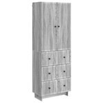 vidaXL Ensemble de Meubles 2 Pièces 66 x 34 5 x 90 cm Bois d'ingénierie