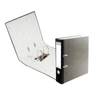 Classeur à levier PREM'TOUCH marbré gris D80 noir x 10 EXACOMPTA