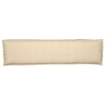 vidaXL Coussin pour banc de palette Beige 150 x 40 x 8 cm Tissu Oxford