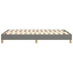 vidaXL Cadre de lit Gris foncé 120 x 200 cm Tissu