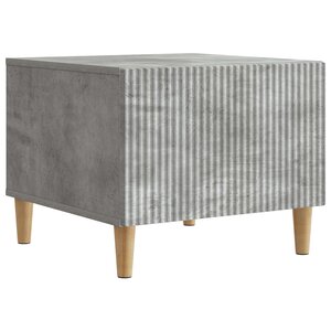 vidaXL Table basse Gris béton 49 x 50 x 40 cm Bois d'ingénierie