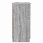 vidaXL Buffet Gris Sonoma 100 x 30 x 65 6 Bois d'ingénierie