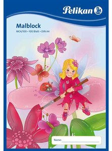 Bloc à dessin MC 3/30, DIN A3, 70 g/m2, 30 feuilles PELIKAN