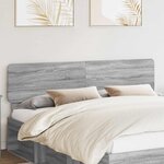 vidaXL Tête de lit Gris Sonoma 180 cm Bois d'ingénierie