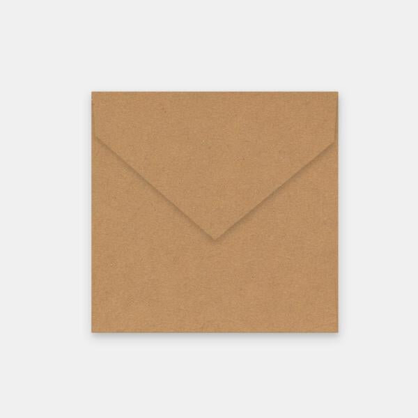 Lot de 50 enveloppes 155x155 mm kraft matiere