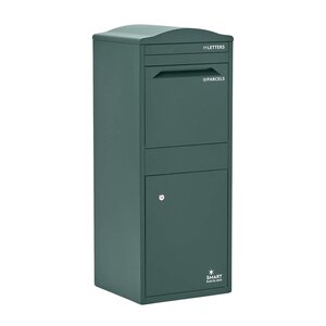 Boîte à colis incurvée 1 porte Large Vert foncé Acier galvanisé SMART PARCEL BOX™