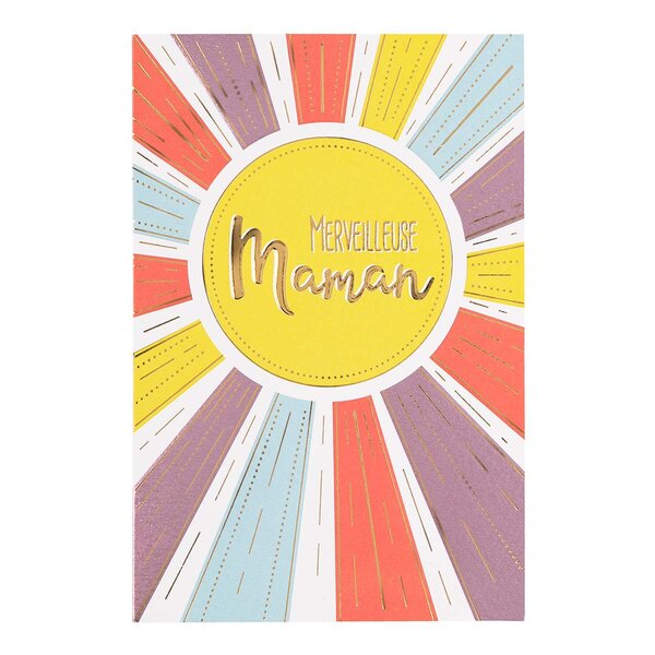 Carte Fête Des Mères - Merveilleuse Maman - Draeger paris