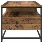 vidaXL Table basse Bois ancien 100 x 51 x 45 cm Bois d'ingénierie