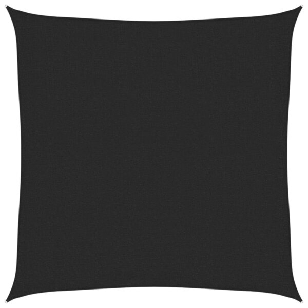 vidaXL Voile d'ombrage 160 g/m² Noir 2 5x2 5 m PEHD