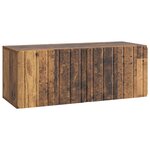 vidaXL Meuble TV mural 78 5 x 31 x 30 cm Bois ancien Bois d'ingénierie