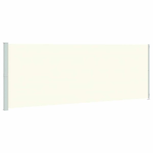 vidaXL Auvent latéral rétractable de patio 220x600 cm Crème