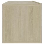 vidaXL Meuble TV Chêne sonoma 100x30x30 cm Bois d’ingénierie
