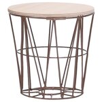 Vidaxl tables basses 4 pièces cuivre