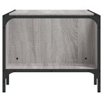 vidaXL Table basse avec support sonoma gris 100x51x40 cm