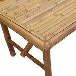vidaXL Table basse Marron 90 x 50 x 43 cm Bambou