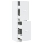 vidaXL Armoire d'apothicaire blanc 40x41x144 5 cm bois d'ingénierie