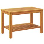 vidaXL Table basse Marron 90 x 50 x 45 cm Bois d'acacia massif