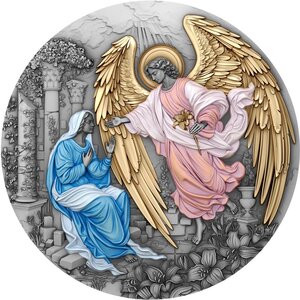 Pièce de monnaie en Argent 5 Dollars g 62.2 (2 oz) Millésime 2025 Archangels GABRIEL