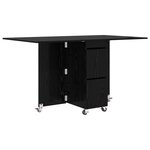vidaXL Table à dîner 2 Pièces 140 x 80 x 77 cm Bois d'ingénierie